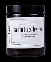 Bougie au jasmin de soja et lilas 180 ml - VOTRE BOUGIE